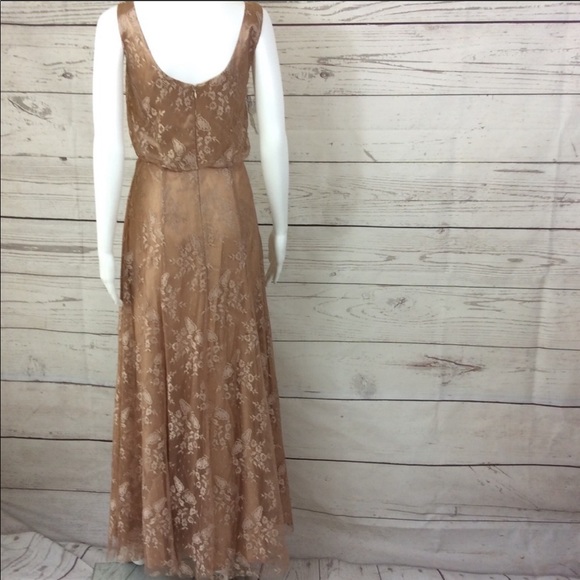 Donna Morgan “Natalya” Maxi Lace Bridesmaid Gown - Picture 5 of 15